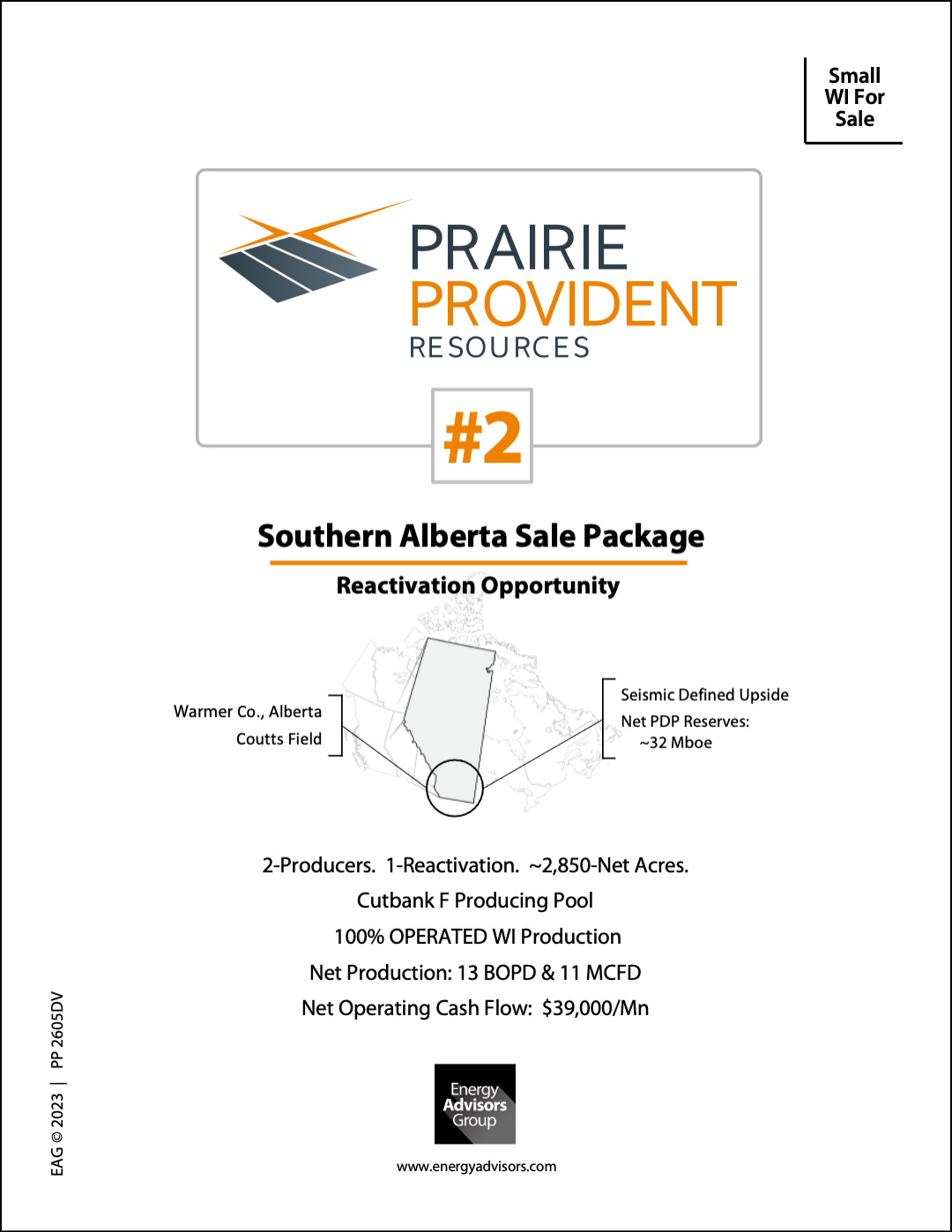 PRAIRIE PROVIDENT COUTTS FIELD