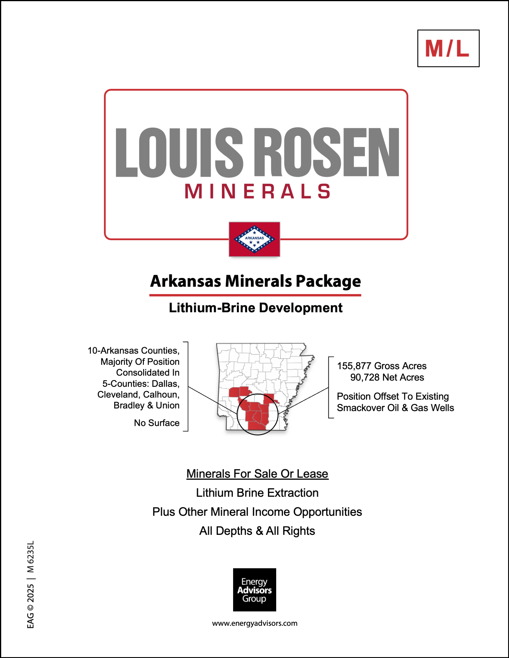 LARGE ARKANSAS MINERALS PKG